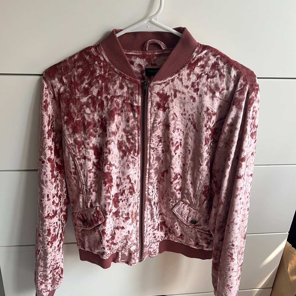 Pink bomber jacket size M - Picture 2 of 5